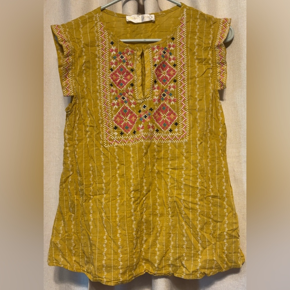 Adeline Clothing Yellow Top